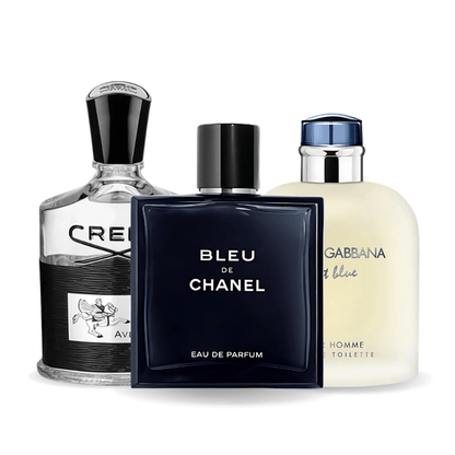 Set od 3 parfema | Bleu de Chanel, Creed Aventus, Light Blue Dolce Gabbana 100 ml