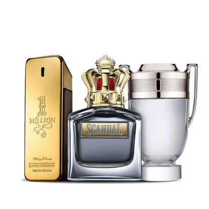 Set od 3 parfema | Invictus + Scandal Men + One Million 100 ml