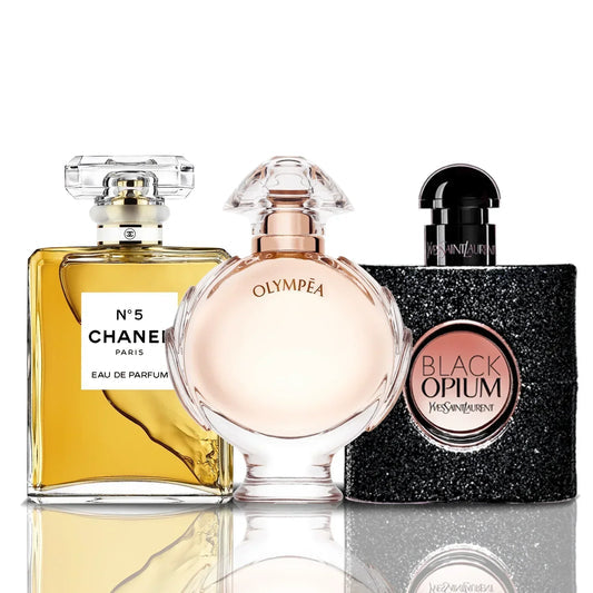 Set od 3 parfema | Chanel N°5 + Olympea + Black Opium