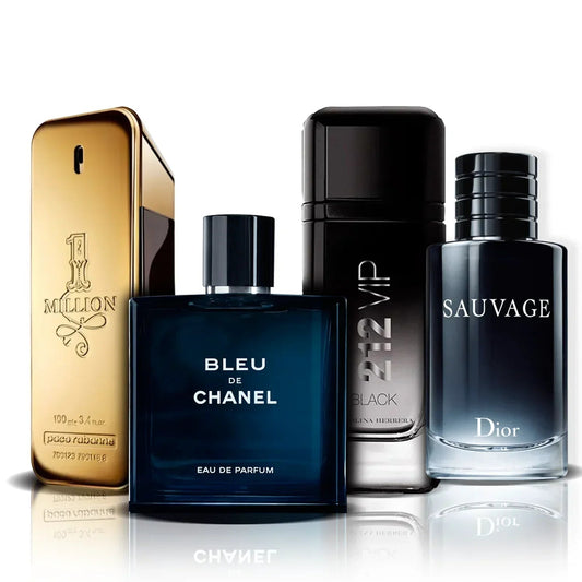 Set od 4 parfema | One Million, Bleu de Chanel, 212 Vip Black i Sauvage (100 ml)