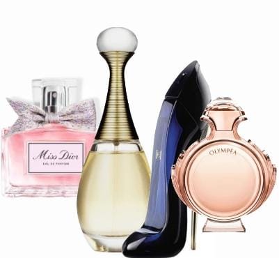 Set od 4 parfema | Miss Dior + J'adore + Good Girl + Olympéa - 100 ml